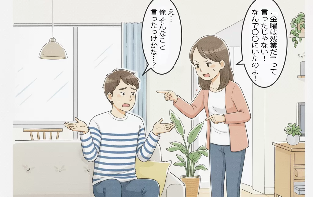 記憶喪失・とぼけ型